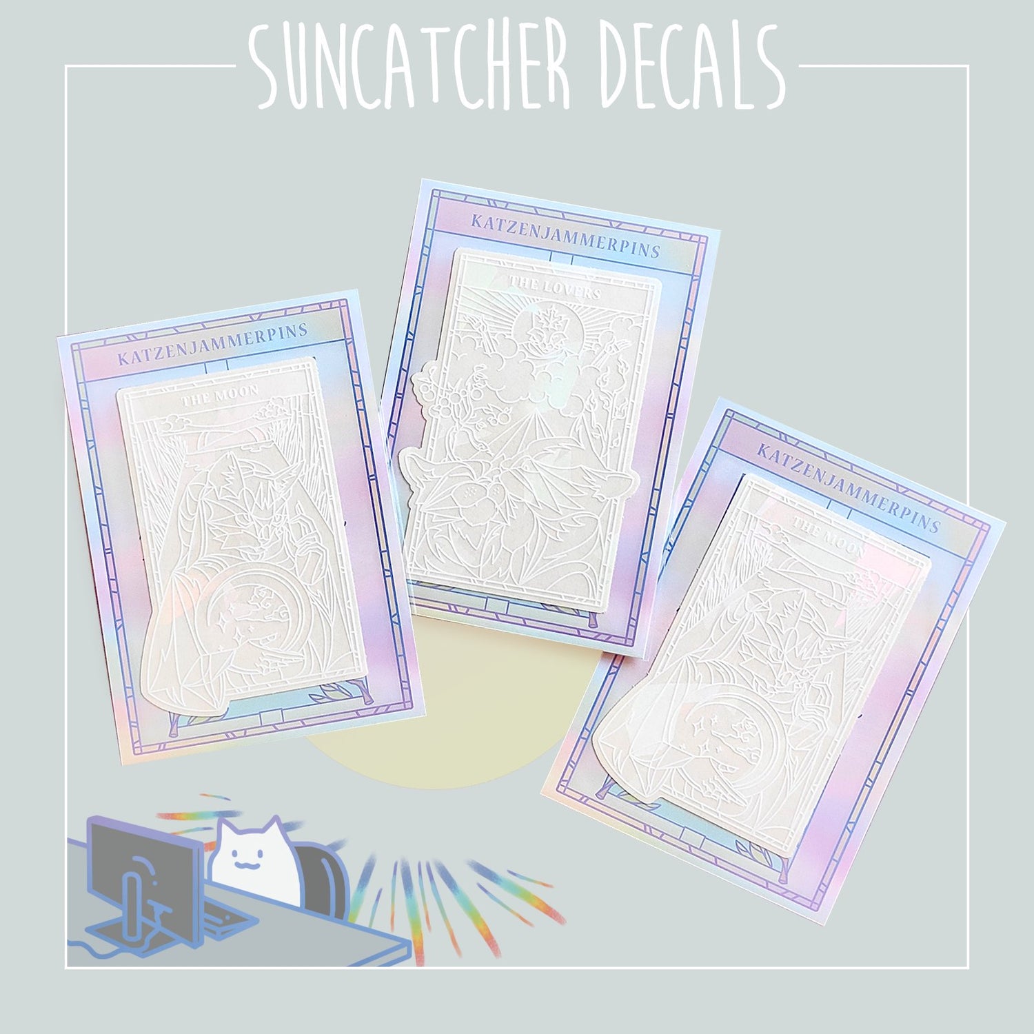 Stickers, Suncatcher & Cleaning Cloths