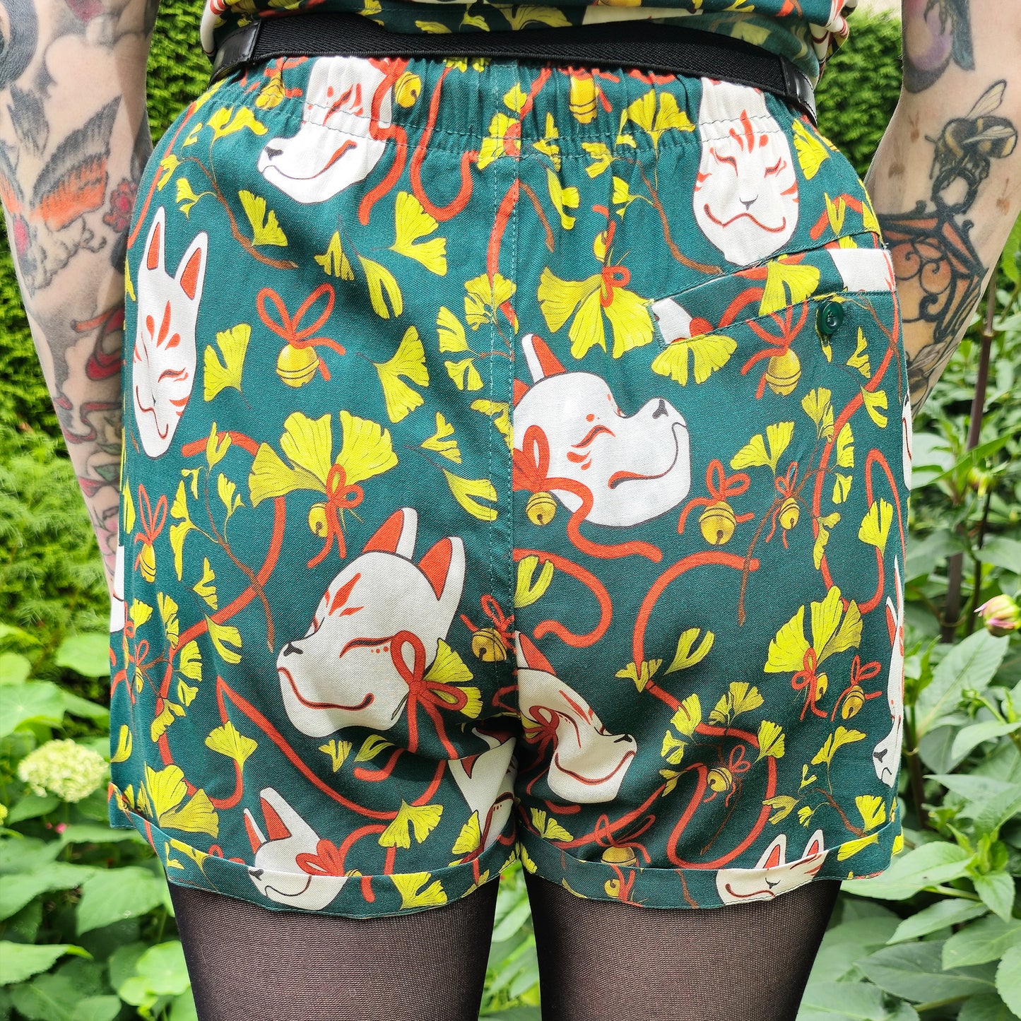 Ginkgo Kitsune - Shorts