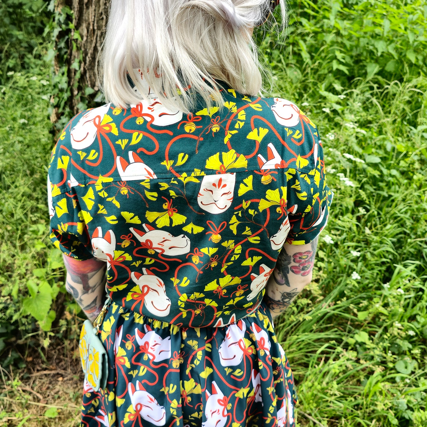 Ginkgo Kitsune - Skirt