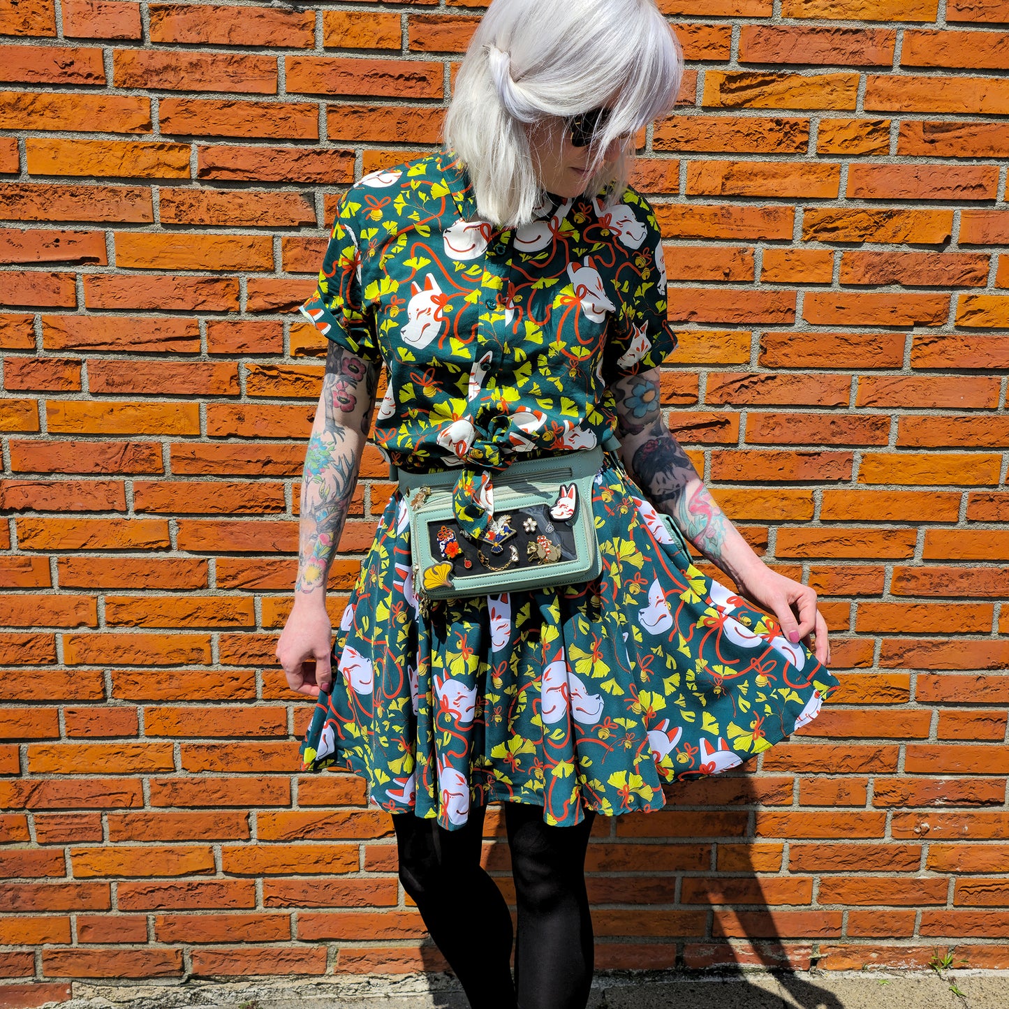 Ginkgo Kitsune - Skirt