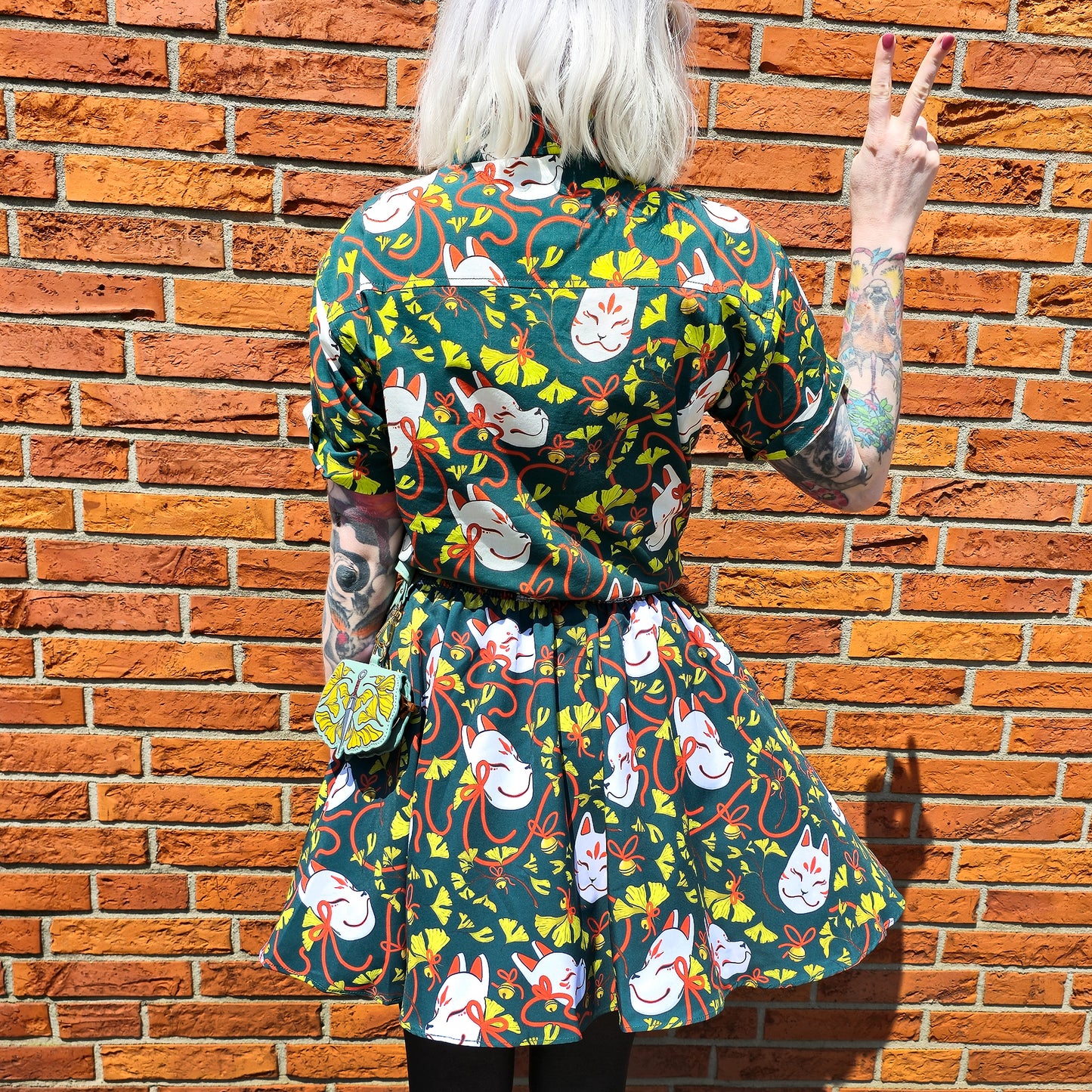 Ginkgo Kitsune - Skirt