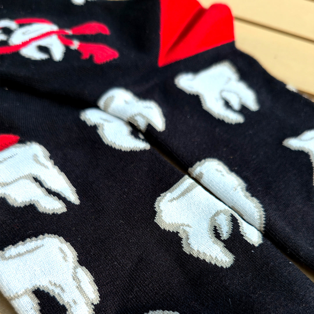 100 Teeth - Art Socks