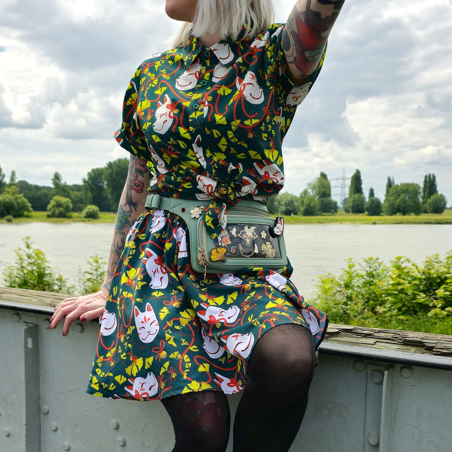 Ginkgo Kitsune - Skirt