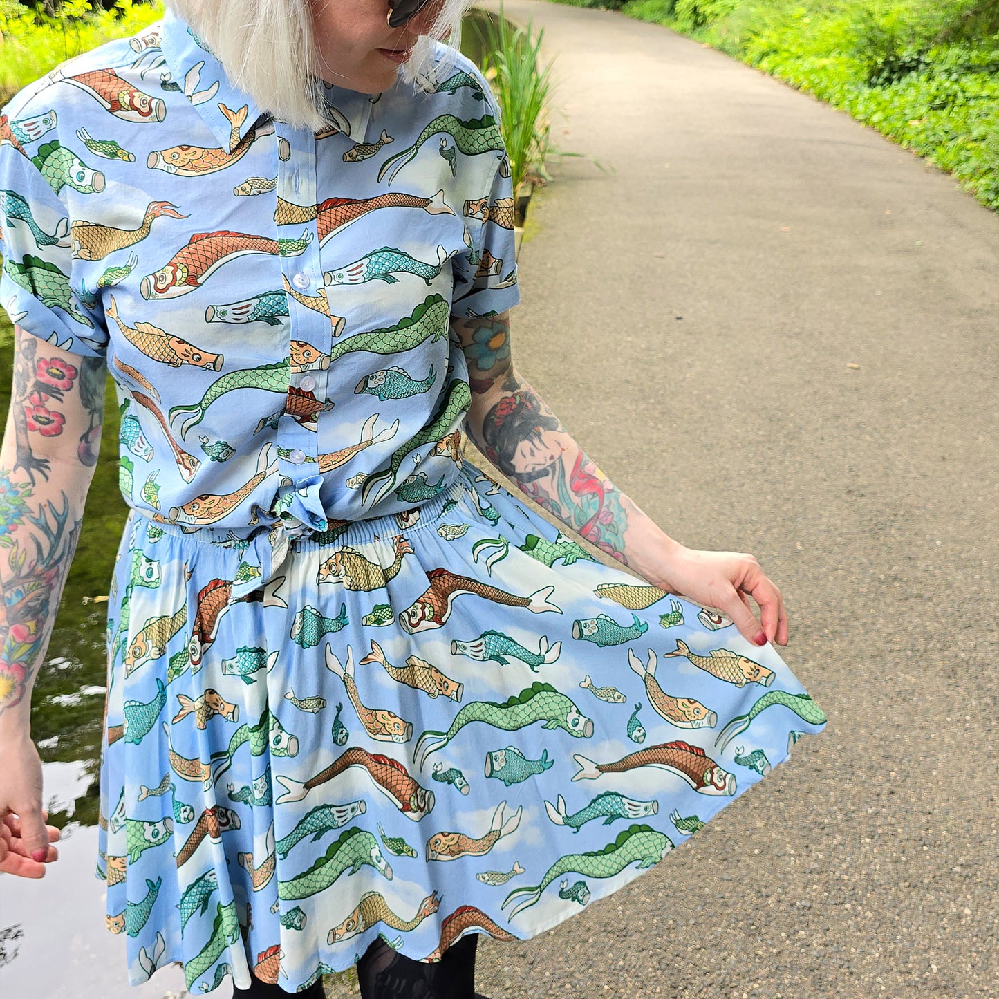 Koi Nobori - Button Up Shirt