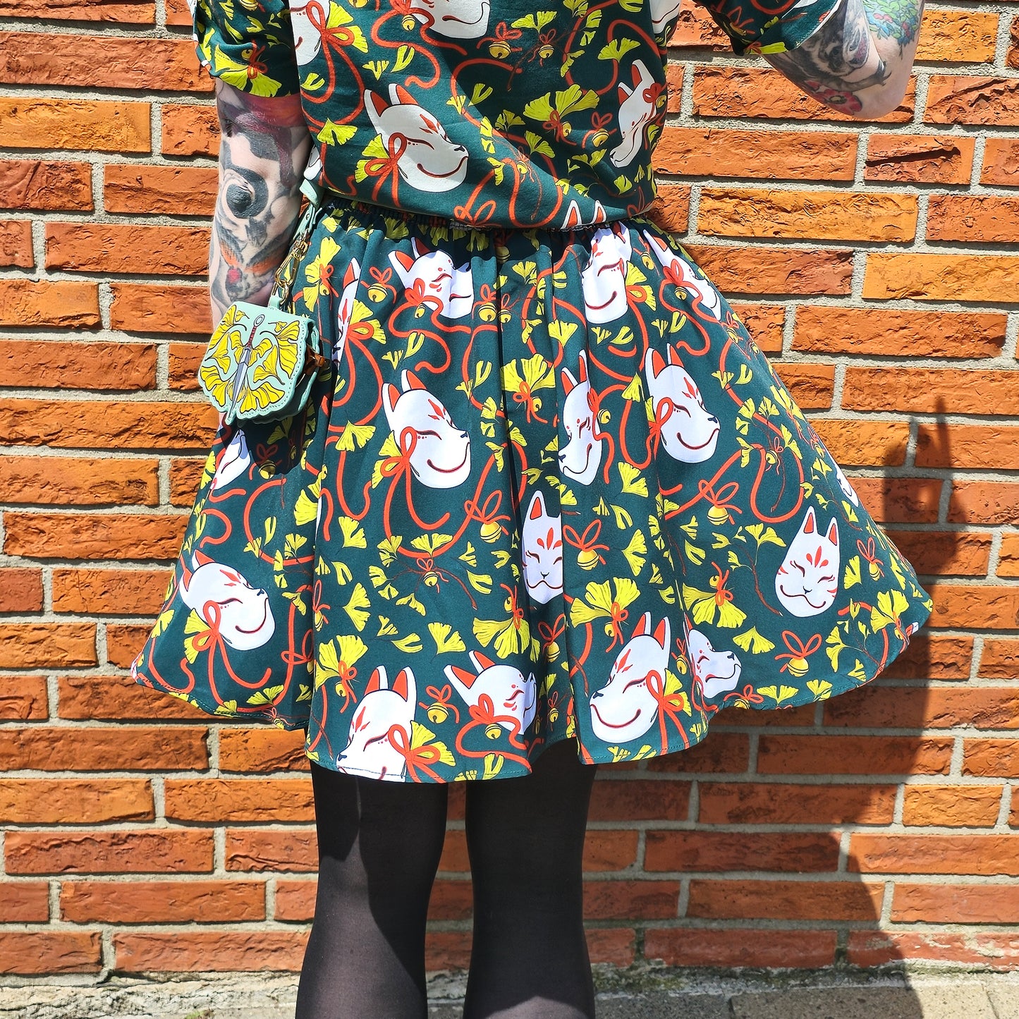 Ginkgo Kitsune - Skirt