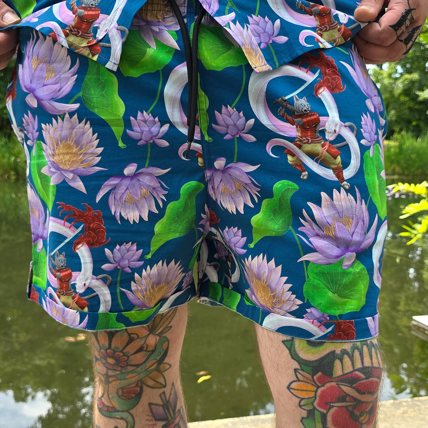 Lotus Samurai - Shorts