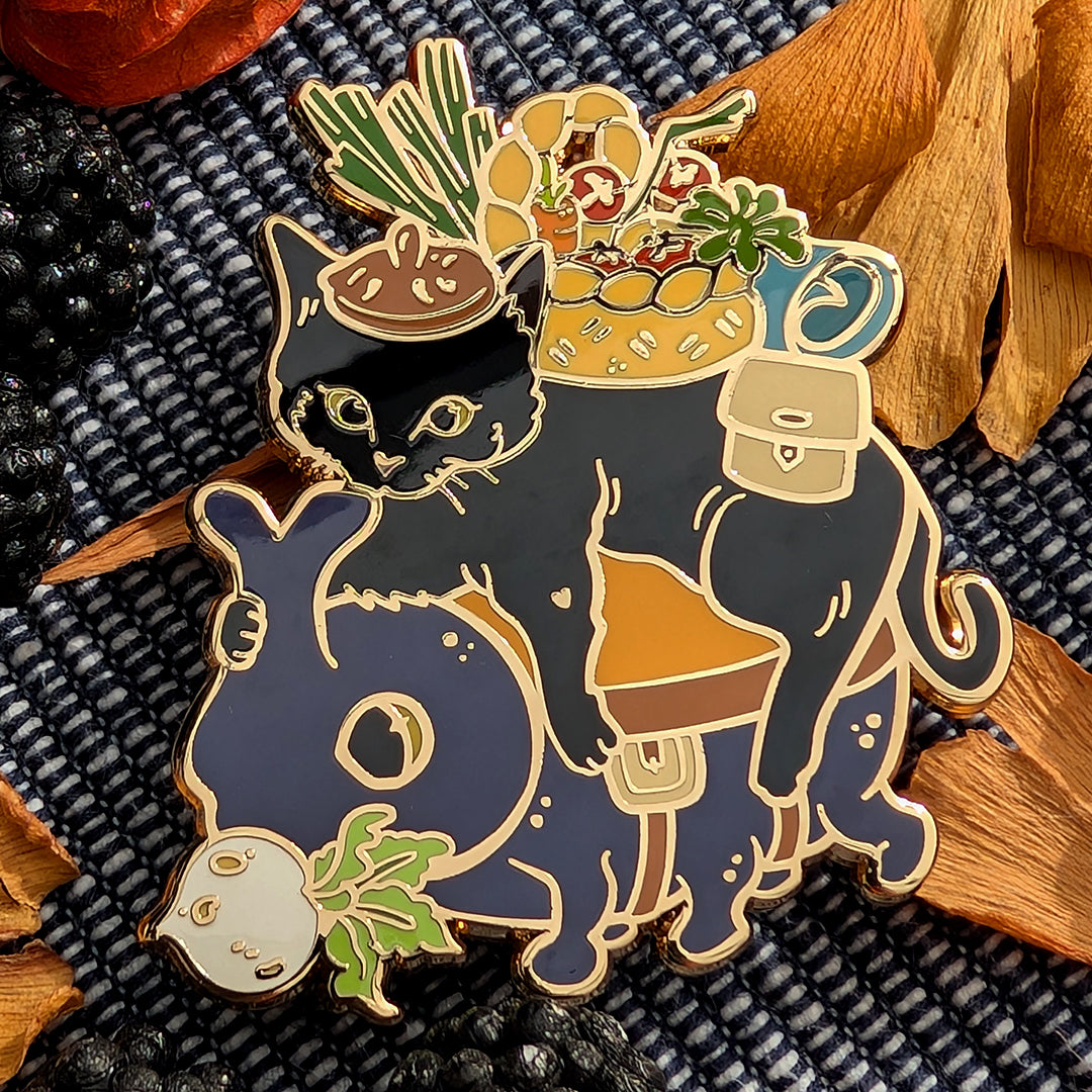 Solar Punk Cat - Limited Edition Dokomi Pin