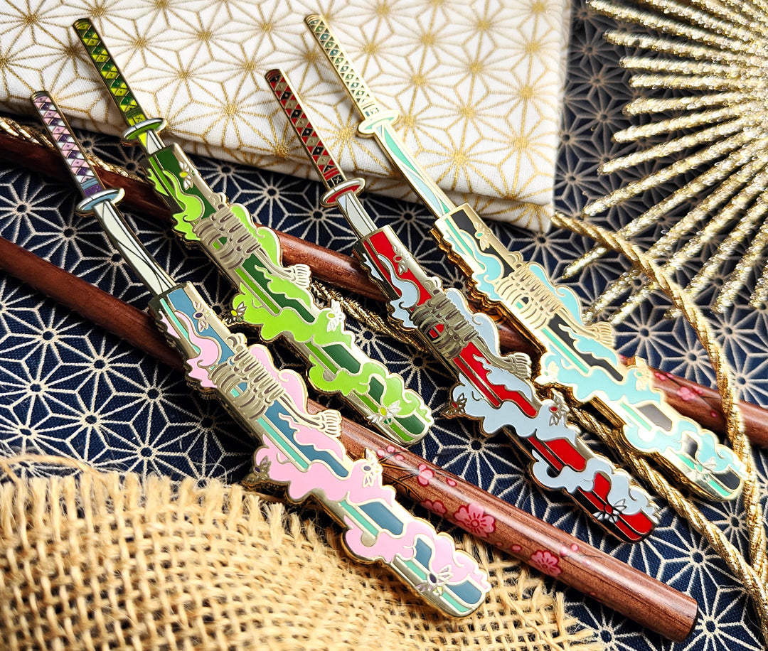 Slider Pin - Oopsie Version: Samurai's Katana