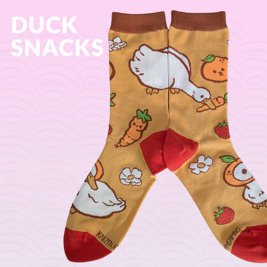 Duck Snacks - Art Socks