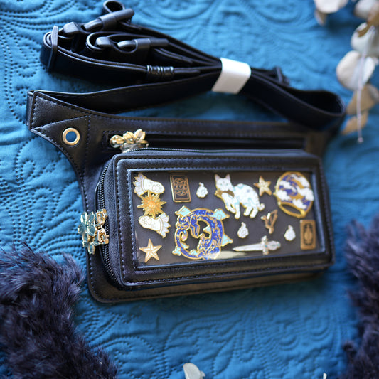 Ita Bag Black / Gold / Large Window