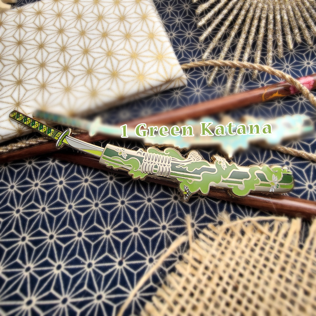 Slider Pin - Oopsie Version: Samurai's Katana