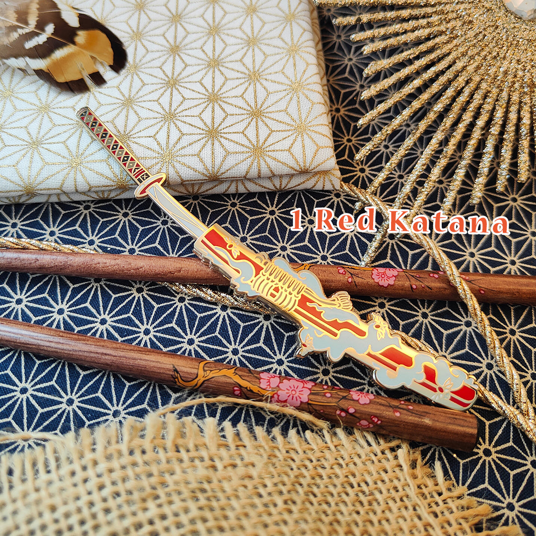 Slider Pin - Oopsie Version: Samurai's Katana
