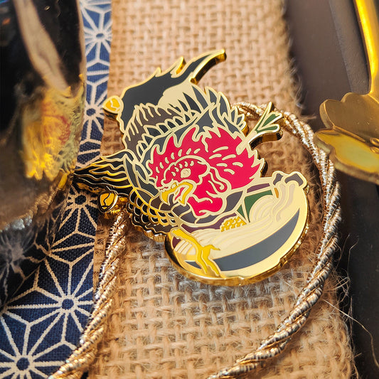 Rooster Ramen Master - Hard Enamel Pin