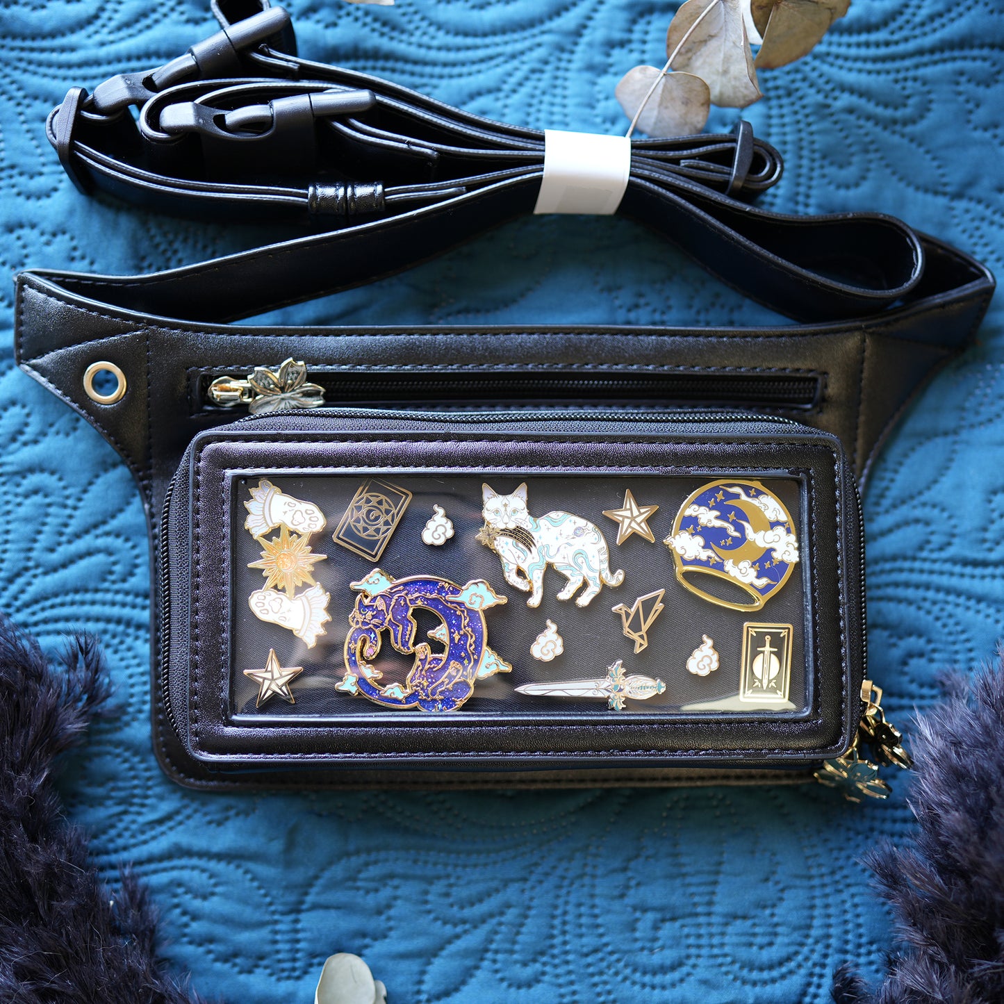 Ita Bag Black / Silver / Large Window