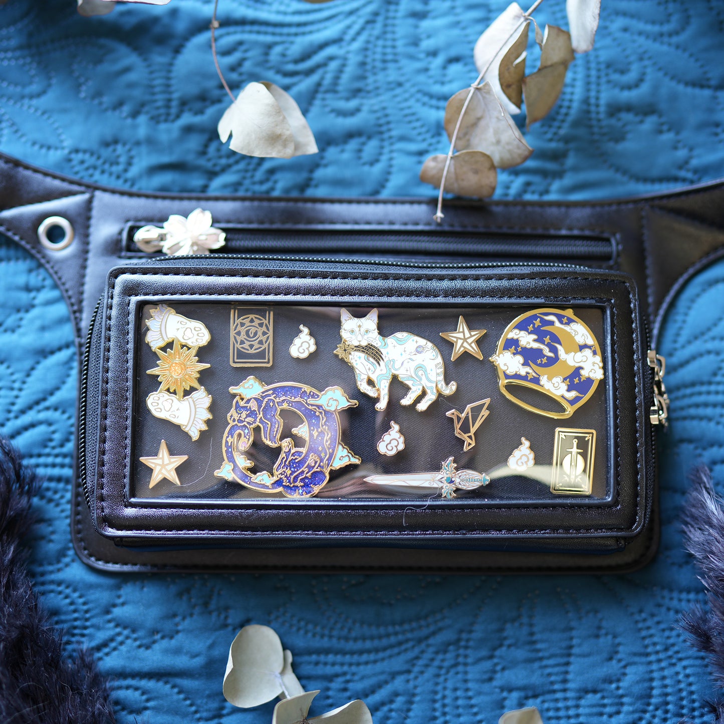 Ita Bag Black / Silver / Large Window