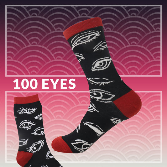 100 Eyes - Art Socks