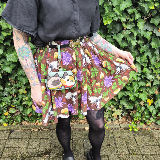 Crane Chrysanthemum - Skirt [PRE ORDER]