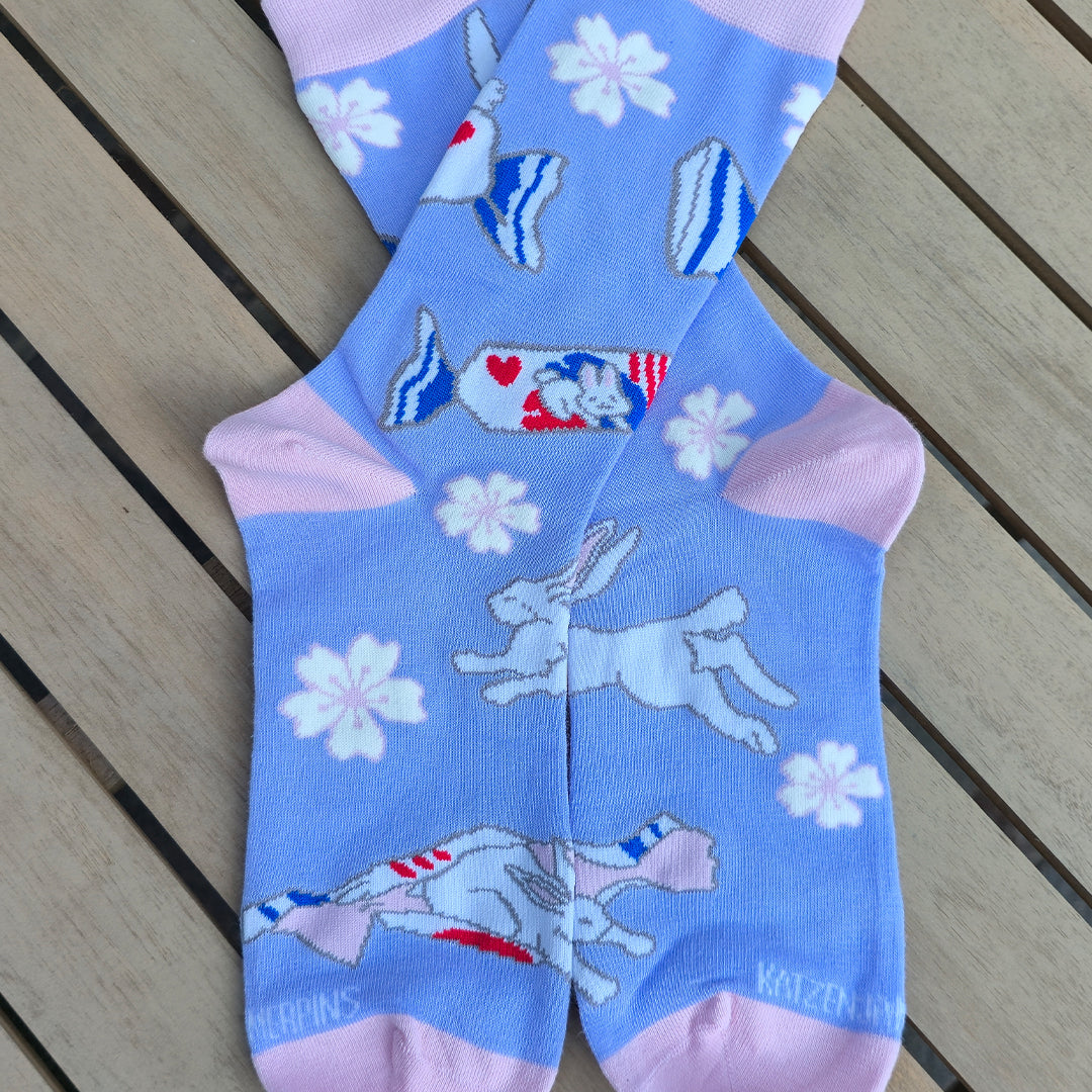 White Rabbit - Art Socks