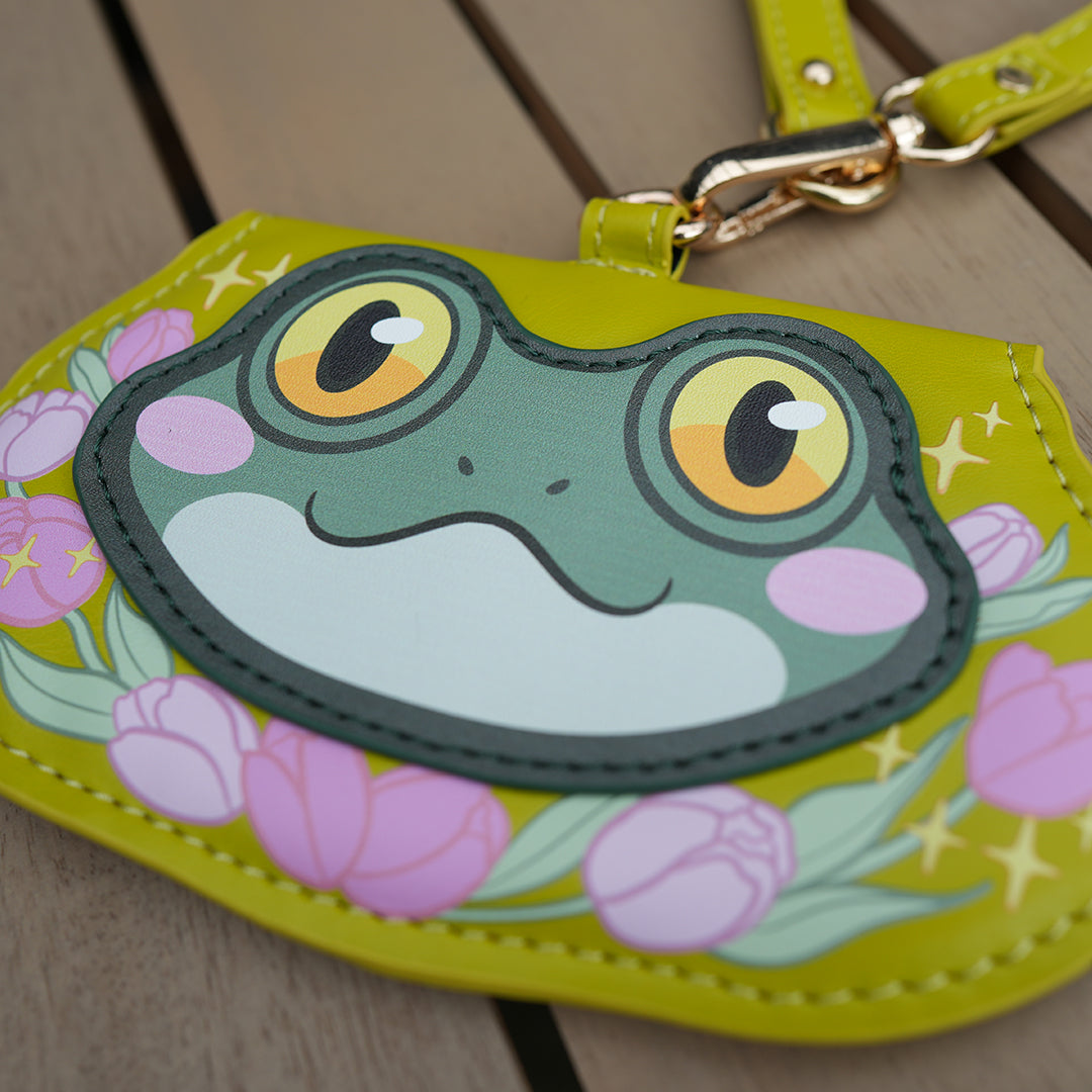 Frog Lime Green Glasses Holder