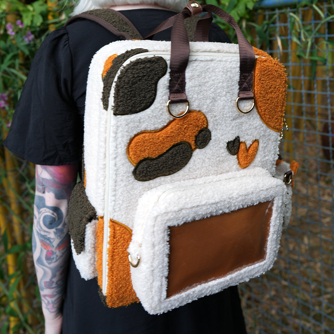 Ita Bag Backpack Calico + Front Pocket – Katzenjammerpins