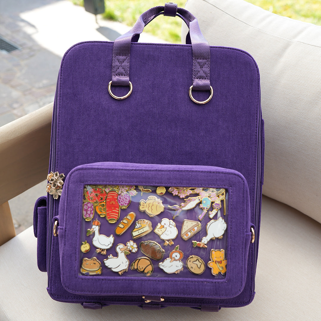 Violet Ita Bag Backpack [GOLD HARDWARE]