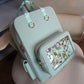 Mint Ita Bag Backpack [SILVER HARDWARE]