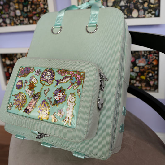 Mint Ita Bag Backpack [SILVER HARDWARE]