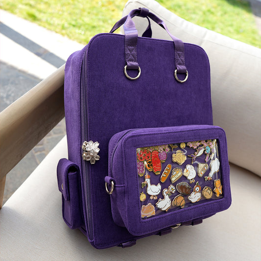 Violet Ita Bag Backpack [SILVER HARDWARE]