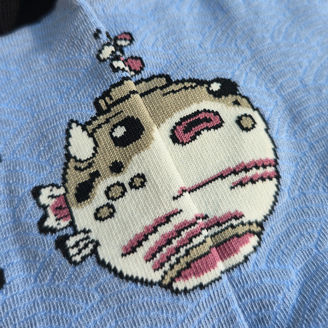 Puffer Fish - Art Socks