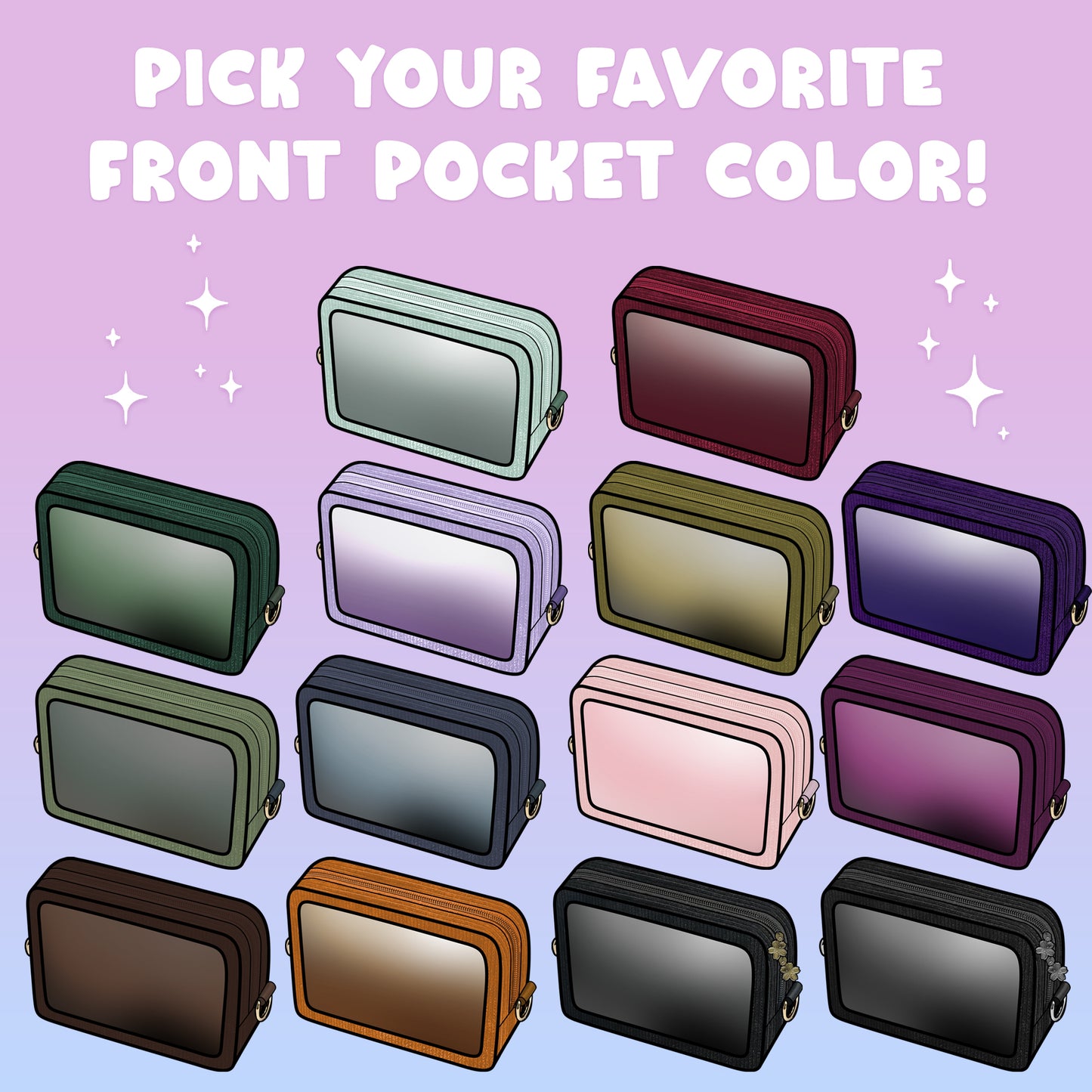 Ita Bag Backpack Black & Silver + Front Pocket [PRE ORDER]