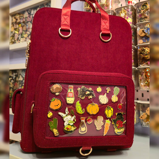 Red Ita Bag Backpack [GOLD HARDWARE]