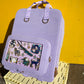 Purple Blue Ita Bag Backpack [GOLD HARDWARE]