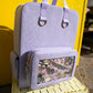 Purple Blue Ita Bag Backpack [GOLD HARDWARE]