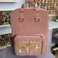 Ita Bag Backpack Old Rose + Front Pocket [SILVER HARDWARE]