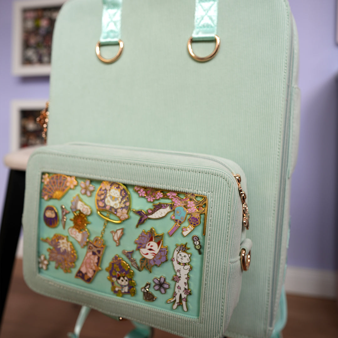 Mint Ita Bag Backpack [GOLD HARDWARE]