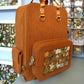 Mustard Ita Bag Backpack [GOLD HARDWARE]