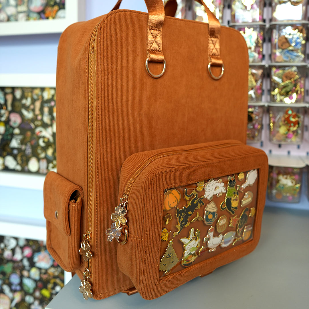 Mustard Ita Bag Backpack [GOLD HARDWARE]