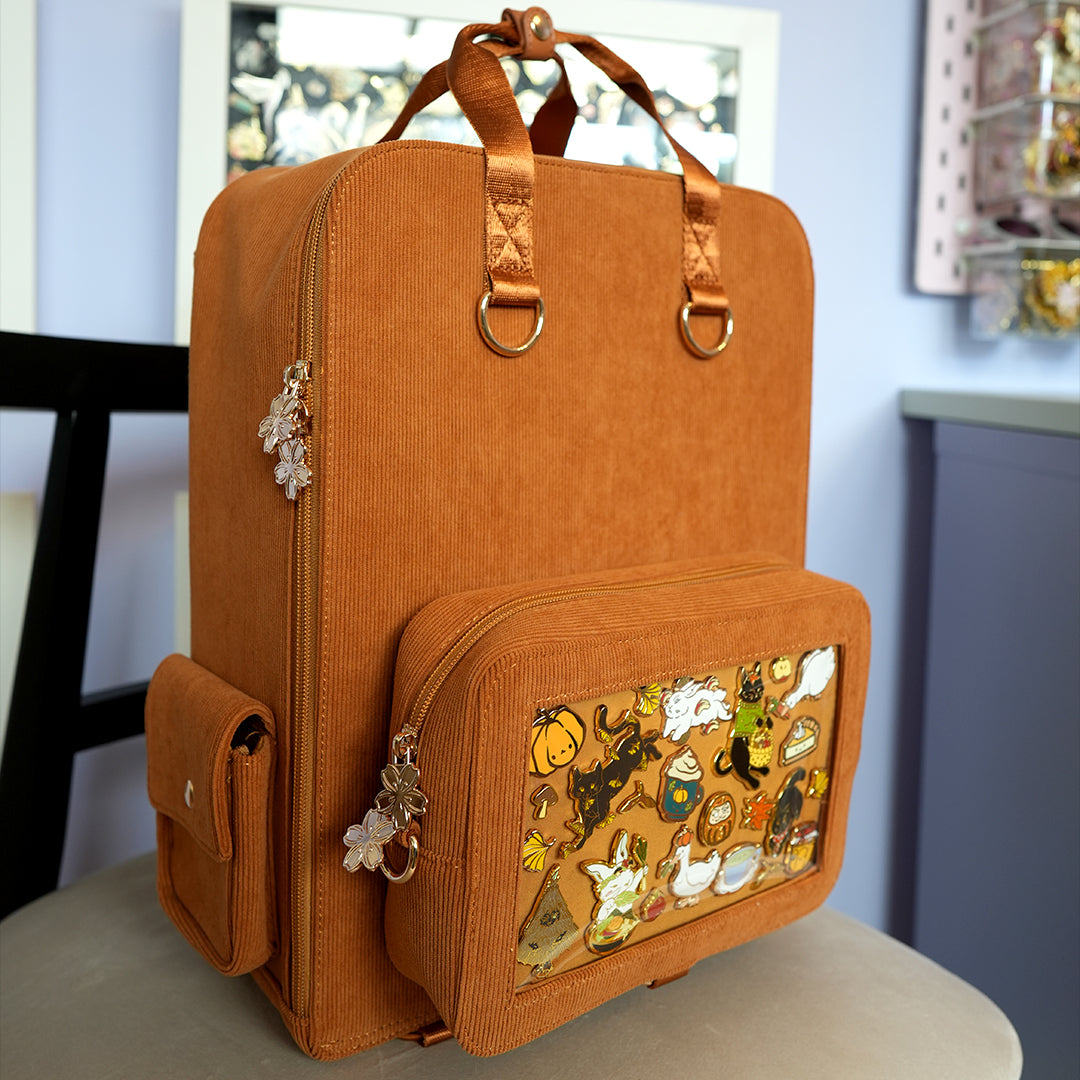 Mustard Ita Bag Backpack [GOLD HARDWARE]