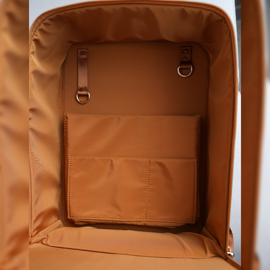 Mustard Ita Bag Backpack [GOLD HARDWARE]