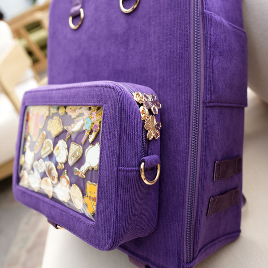 Violet Ita Bag Backpack [GOLD HARDWARE]