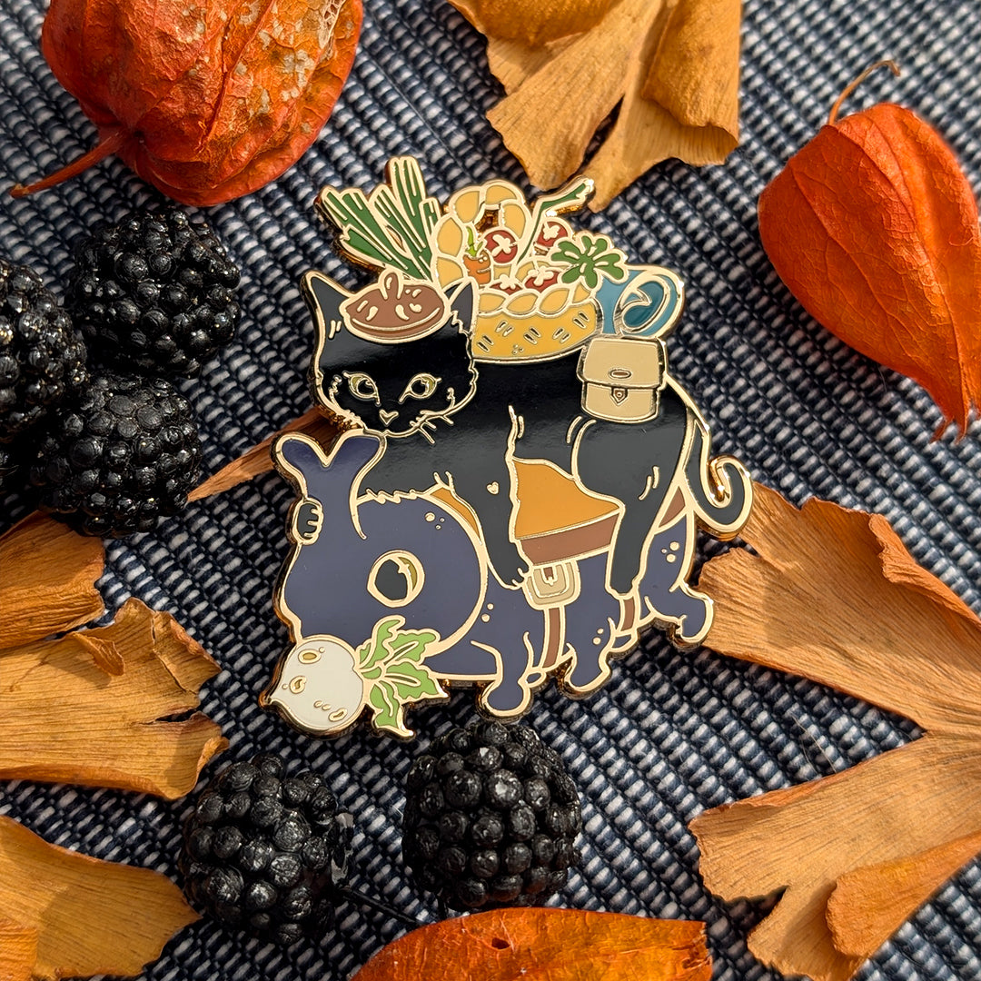 Solar Punk Cat - Limited Edition Dokomi Pin