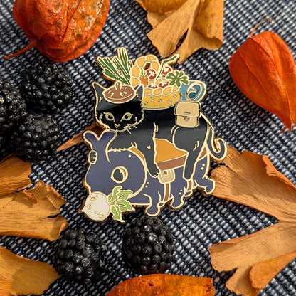 Solar Punk Cat - Limited Edition Dokomi Pin