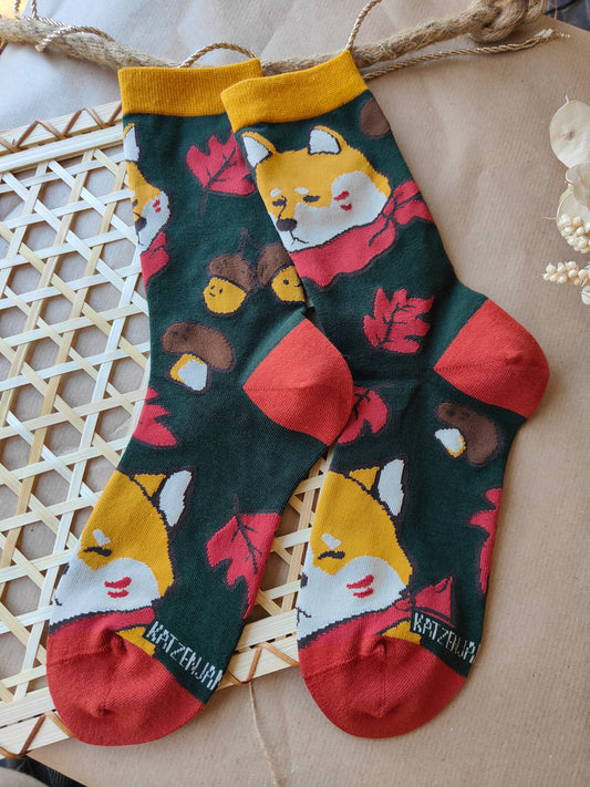 Shiba Inu - Art Socks