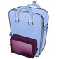 Ita Bag Backpack Pastel Blue + Front Pocket [PRE ORDER]