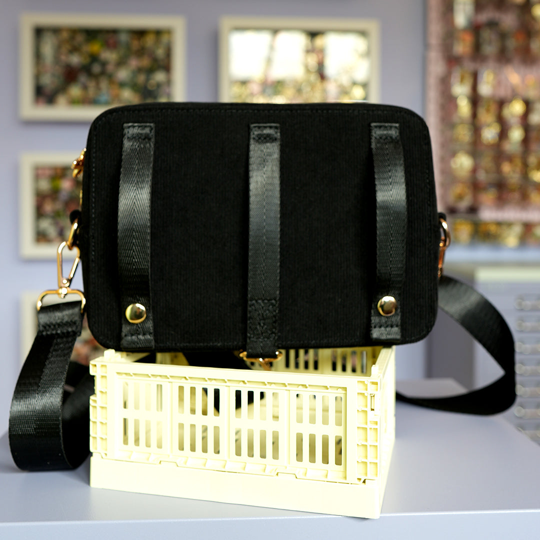 Ita Bag Backpack Midnight + Front Pocket [SILVER HARDWARE]