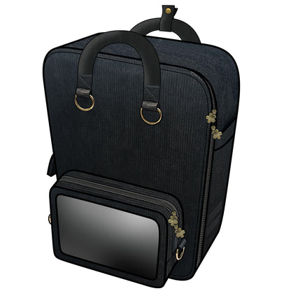 Ita Bag Backpack Black & Gold + Front Pocket [PRE ORDER]