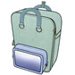 Ita Bag Backpack Mint + Front Pocket [PRE ORDER]