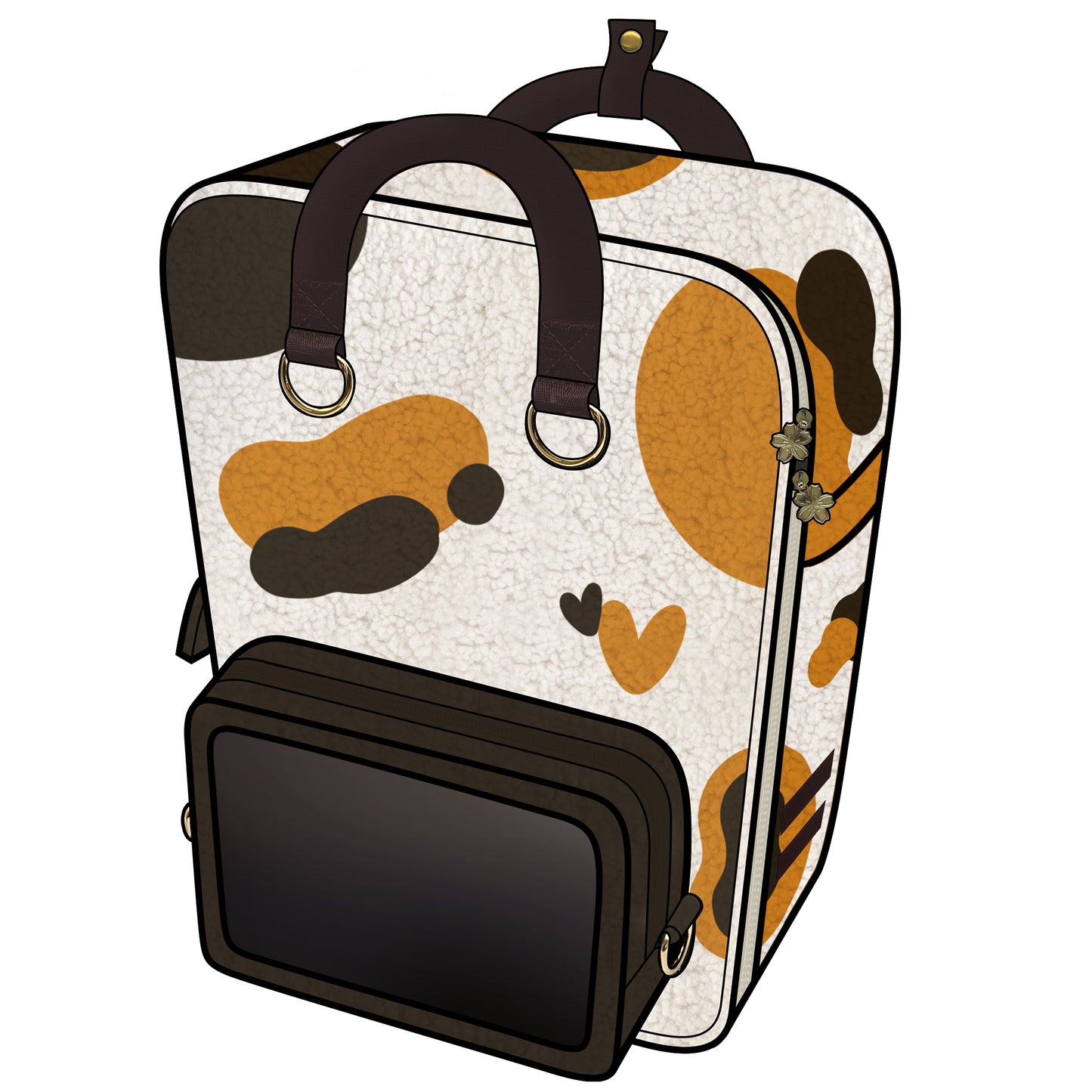 Ita Bag Backpack Calico + Front Pocket [PRE ORDER]