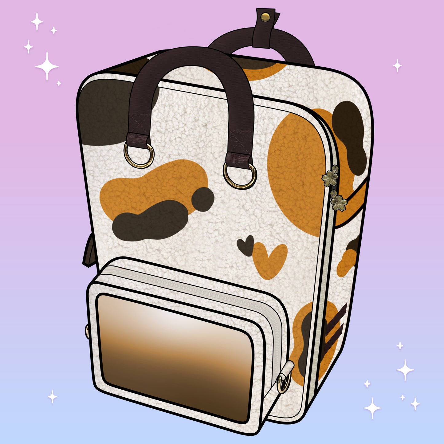 Ita Bag Backpack Calico + Front Pocket [PRE ORDER]