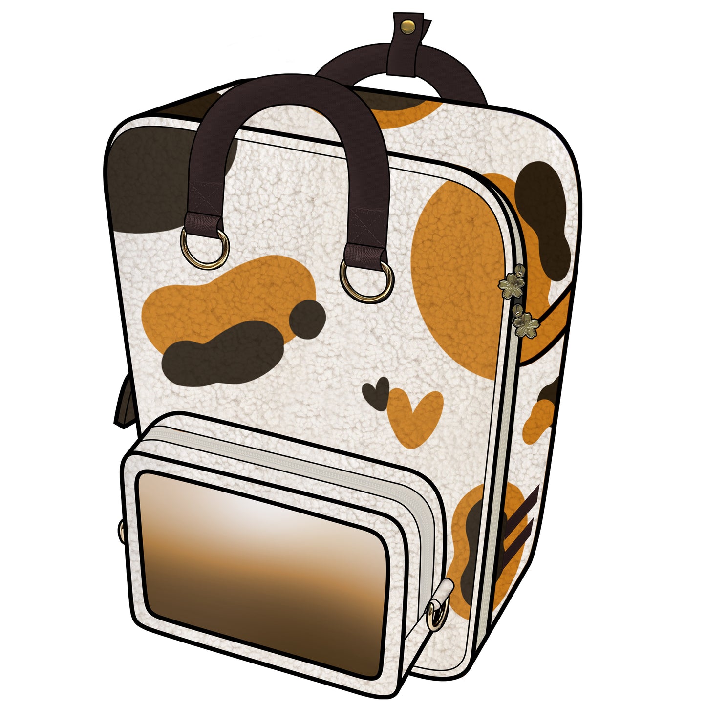 Ita Bag Backpack Calico + Front Pocket [PRE ORDER]